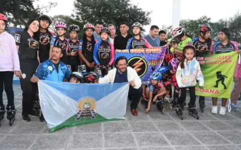 En El Carril, Sáenz anunció la construcción de la primera pista de patinaje de nivel internacional de Salta