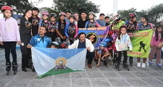 En El Carril, Sáenz anunció la construcción de la primera pista de patinaje de nivel internacional de Salta