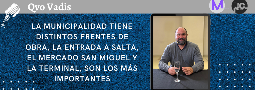 ING. GASTÓN VIOLA – SECRETARIO DE OBRAS PÚBLICAS DE LA MUNICIPALIDAD DE SALTA