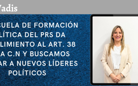 BELÉN BORDÓN – DIRECTORA DE LA ESCUELA DE FORMACIÓN POLÍTICA DEL PARTIDO RENOVADOR