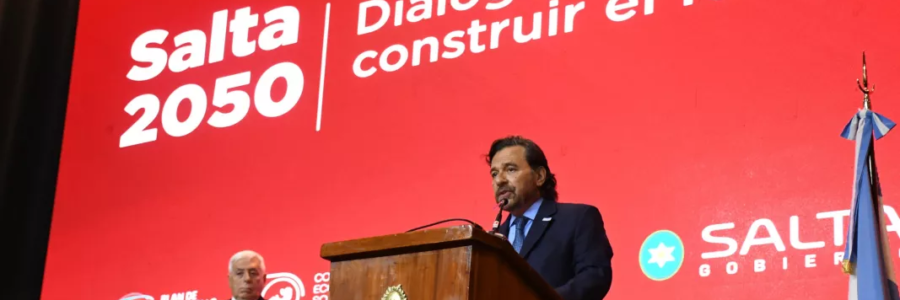 Sáenz lanzó el Plan Salta 2050: “Es la hoja de ruta para una provincia integrada, previsible y líder”