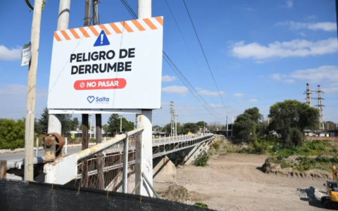 Avanzan las tareas para reemplazar el puente de Santa Lucía