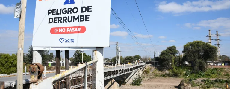 Avanzan las tareas para reemplazar el puente de Santa Lucía