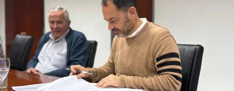El municipio firmó el primer convenio por plusvalía para una obra vial en zona sur