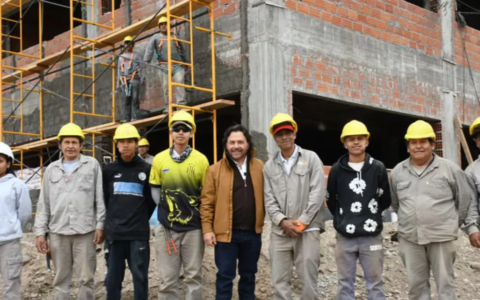 Sáenz supervisó la obra de la Ciudad Judicial de Orán, que avanza con apoyo económico de la Provincia