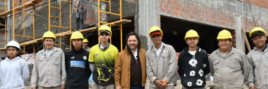 Sáenz supervisó la obra de la Ciudad Judicial de Orán, que avanza con apoyo económico de la Provincia