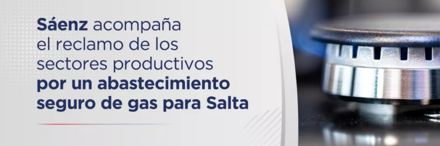 Sáenz acompaña el reclamo de los sectores productivos por un abastecimiento seguro de gas para Salta