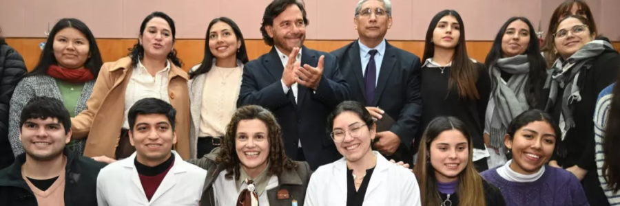 Sáenz anunció becas para estudiantes de Medicina y una inversión de $2 mil millones para fortalecer las escuelas técnicas