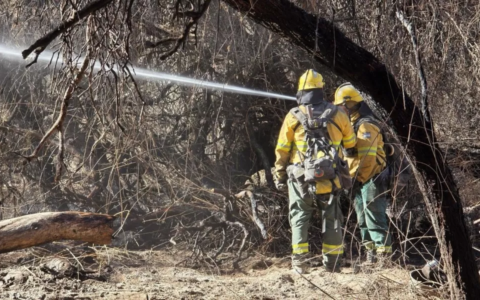 Los focos de incendios en Cafayate están contenidos