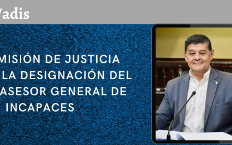 JORGE PABLO SOTO – PRESIDENTE DE LA COMISIÓN DE JUSTICIA, ACUERDOS Y DESIGNACIONES DEL SENADO