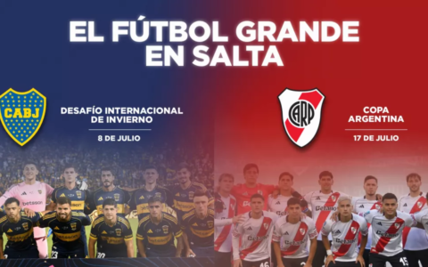 Vacaciones de invierno: Sáenz confirmó que Boca jugará el 8 de julio y River el 17 en el Martearena