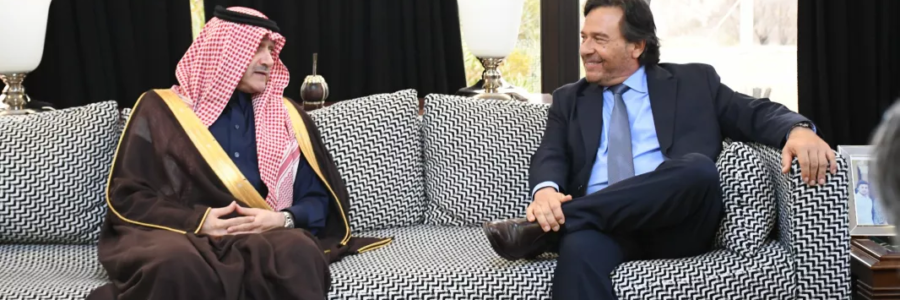 El gobernador Sáenz se reunió con el Embajador de Arabia Saudita para fortalecer vínculos y avanzar en una agenda de inversiones