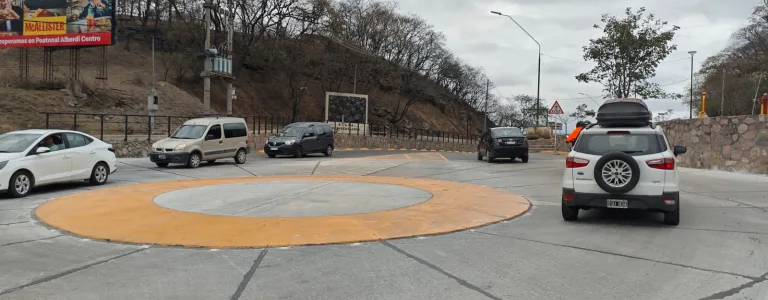 El municipio destacó el diseño técnico de la nueva rotonda de acceso al cerro San Bernardo