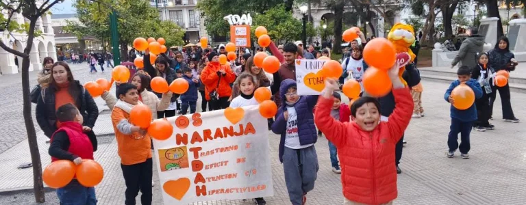 Salta se viste de naranja para concientizar sobre el TDAH
