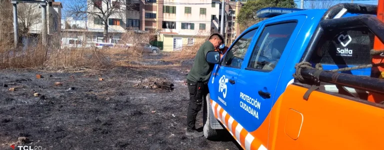 La Municipalidad sancionó a los responsables de un incendio de pastizales en zona sur