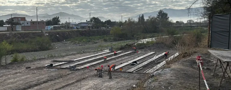 Comenzó la construcción de las bases del nuevo puente de Santa Lucía