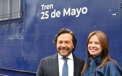 Sáenz y Pettovello pusieron en marcha el Tren 25 de Mayo en Salta: “Trabajamos juntos para acercar servicios a nuestra gente”