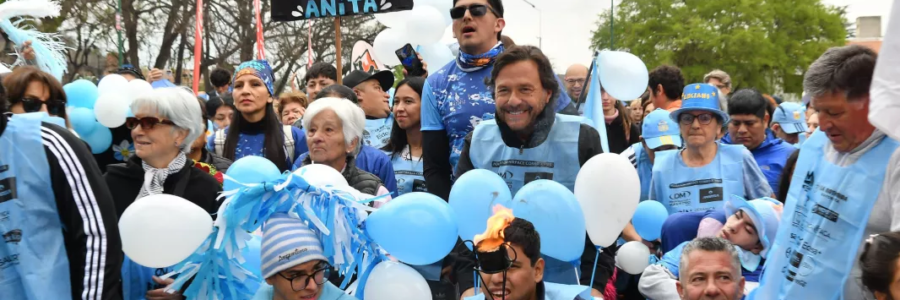 El gobernador Sáenz se unió a la familia de HIRPACE en su 36° maratón “Corro por Vos»