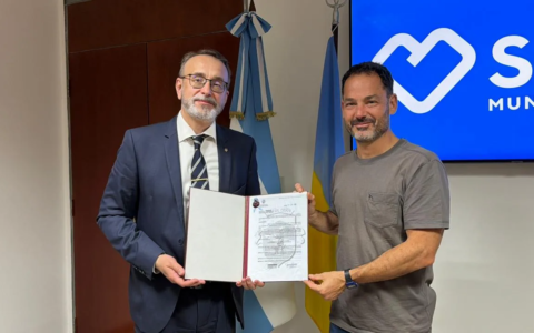 Emiliano Durand recibió al embajador de Ucrania y fue declarado Huésped de Honor