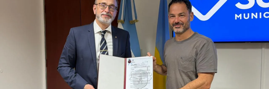 Emiliano Durand recibió al embajador de Ucrania y fue declarado Huésped de Honor