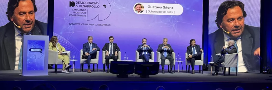 Sáenz en el ciclo Democracia y Desarrollo: “Argentina no genera seriedad ni confianza si cada gobierno que llega cambia las reglas de juego”