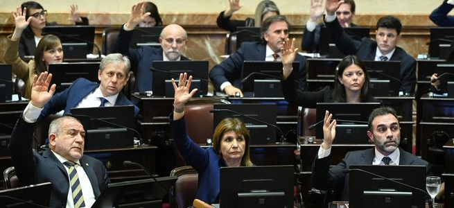 Con el acompañamiento de los aliados, se sancionó Inocencia Fiscal II en el Senado