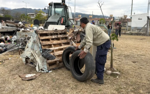 Se recolectaron 6 toneladas de chatarra en el operativo en zona norte