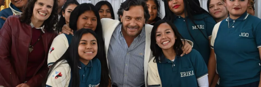 Sáenz inauguró las obras del Colegio América Latina: “Priorizamos la educación y nos hicimos cargo”