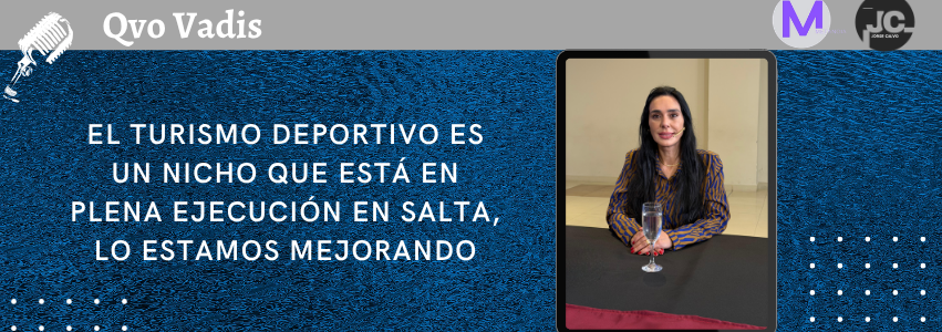 CLAUDIA VASQUEZ – PRESIDENTE DE LA AGENCIA PROVINCIAL SALTA DEPORTES