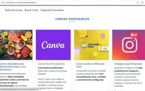 Más oportunidades: la Academia Virtual acerca capacitaciones a cada hogar