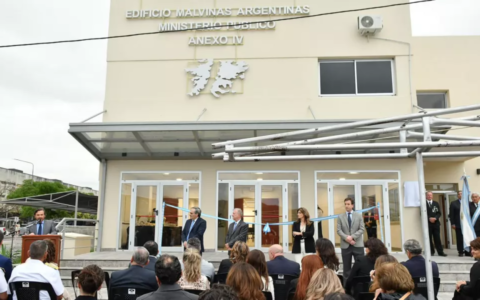 Sáenz participó en la inauguración del nuevo edificio del Ministerio Público en Ciudad Judicial