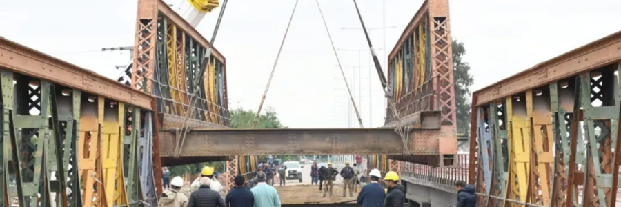 Puente de Vaqueros: Saénz marcó el avance en la modernización de la infraestructura vial metropolitana